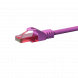 CAT6 Kabel U/UTP - 15 Meter - rosa - 100% Kupfer
