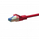 CAT 6a Kabel LSOH - S/FTP - 0,25 Meter - Rot