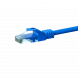 CAT6 Kabel U/UTP - 0,25 Meter - blau - CCA