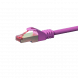 CAT6 Kabel LSOH S-FTP - 0,25 Meter - rosa