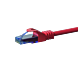 UTP CAT6a 0,15m rot - 100% Kupfer