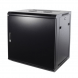 9 HE Netzwerkschrank, Wandschrank, mit Metalltür 600 x 600 x 500mm (BxTxH)