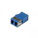 Singlemode Keystone-Glasfaserkupplung LC-LC Duplex - blau