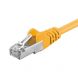 CAT5e Kabel FTP - 0,25 Meter - gelb