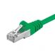 CAT5e Kabel FTP - 0,25 Meter - grün