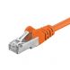 CAT5e Kabel FTP - 0,50 Meter - orange