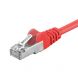 CAT5e Kabel FTP - 0,25 Meter - rot