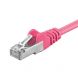 CAT5e Kabel FTP - 0,25 Meter - rosa