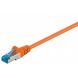 CAT6a Kabel LSOH S-FTP - 0,50 Meter - orange 