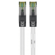 Cat8 Kabel S/FTP/PIMF - 0,50 Meter - weiß
