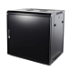 9 HE Netzwerkschrank, Wandschrank, mit Metalltür 600 x 600 x 500mm (BxTxH)