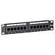 10 Zoll Patchfeld 12 Ports CAT 5e UTP