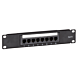 10 Zoll Patchfeld 8 Ports CAT 6 UTP