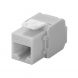 Keystone Konnektor CAT 6a UTP - Toolless- Grau