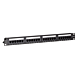 19 Zoll Patchfeld 24-fach UTP / CAT 6