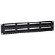 19 Zoll Netzwerk Patchfeld CAT 6, UTP 48-fach