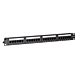19 Zoll Patchfeld 24-fach UTP / CAT 6
