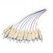 Set OM3 Glasfaser Pigtail SC - multicolor