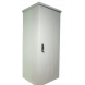 32 HE 19 Zoll Outdoor Netzwerkschrank mit Glastür 600 x 600 x 1600 mm (BxTxH)