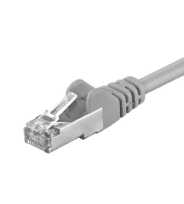 CAT5e Kabel FTP - 0,50 Meter - grau
