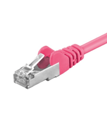 CAT5e Kabel FTP - 1 Meter - rosa