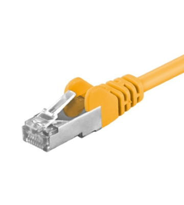 CAT5e Kabel FTP - 7,50 Meter - gelb