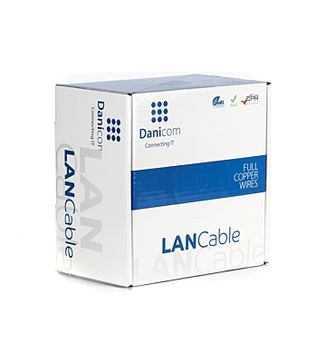 DANICOM CAT6a Kabel S/FTP 100 Meter – PVC (Fca)