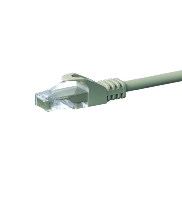 CAT5e Kabel U/UTP  - 3 Meter - grau - 100% Kupfer