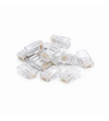DANICOM UTP RJ45 CAT6a Netzwerkstecker - für Starrleiter - 10 Stück