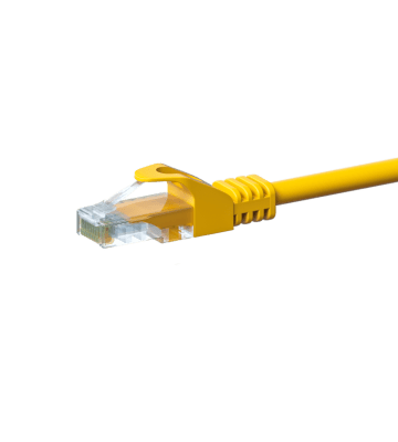 CAT5e Kabel U/UTP  - 5 Meter - gelb - CCA