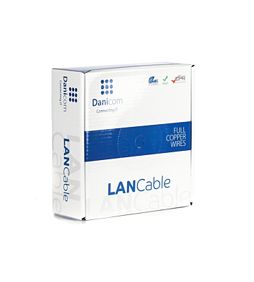 DANICOM CAT6a Kabel U/UTP 50 Meter – LSZH (Fca)