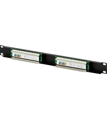 19 Zoll Patchfeld 16-fach UTP / CAT 5e