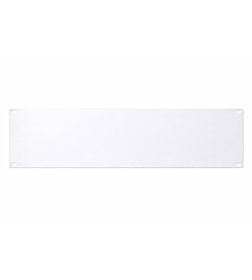 19” Blindabdeckung – 3 HE Weiß