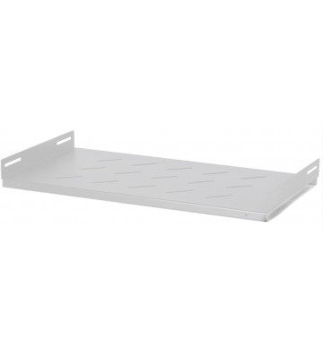 1 HE perforierter Regalboden für Wand-Netzwerkschrank 600 mm tief - weiss