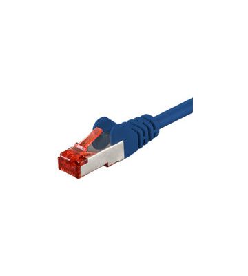 CAT6 Kabel LSOH S-FTP - 0,50 Meter - blau