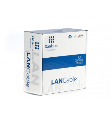 CAT7 Kabel für draußen S/FTP 50 Meter – Starrleiter - PE (Fca)