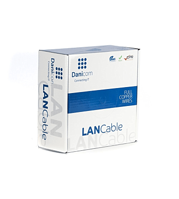 DANICOM CAT6 Kabel FTP 100 Meter – LSZH (Dca)