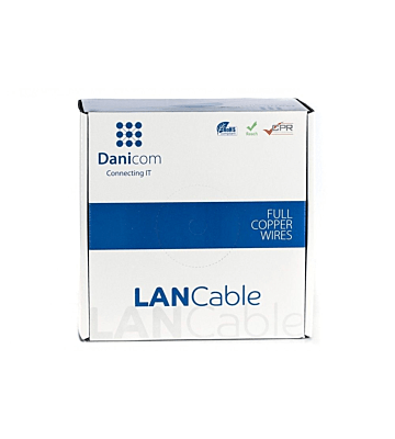 DANICOM CAT5e Kabel UTP 100 Meter – PVC (Dca)