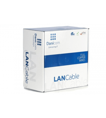 DANICOM CAT7 Kabel S/FTP 100 Meter – Starrleiter - LSZH (Dca)