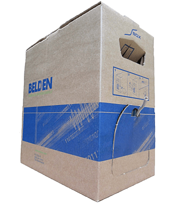 BELDEN CAT6 Kabel - Starrleiter 100% Kupfer U/UTP - 305 Meter - Blau
