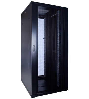 37 HE 19 Zoll Netzwerkschrank mit perforierter Tür 800 x 1000 x 1800 mm (BxTxH)