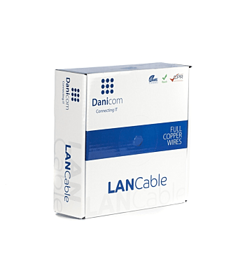 DANICOM CAT6a Kabel S/FTP 50 Meter – LSZH (Dca)