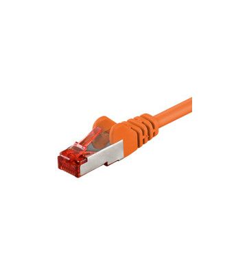 CAT6 Kabel LSOH S-FTP - 0,25 Meter - orange