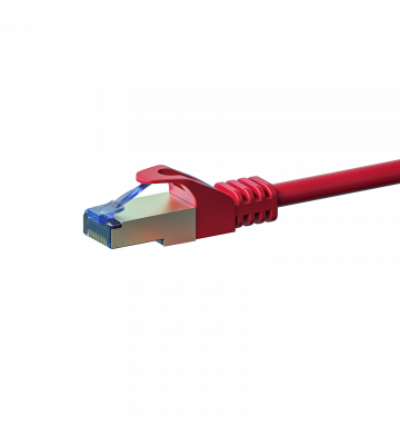 CAT 6a Kabel LSOH - S/FTP - 0,25 Meter - Rot