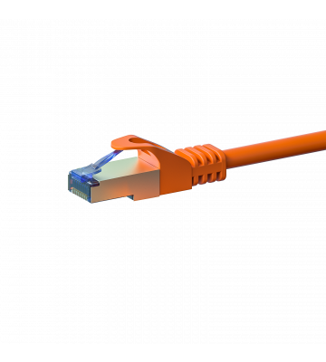 CAT6a Kabel LSOH S-FTP - 0,50 Meter - orange 