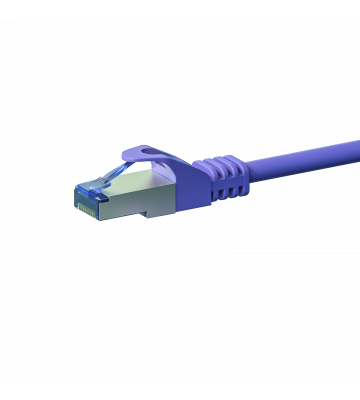CAT 6a Kabel LSOH - S/FTP - 15 Meter - Lila