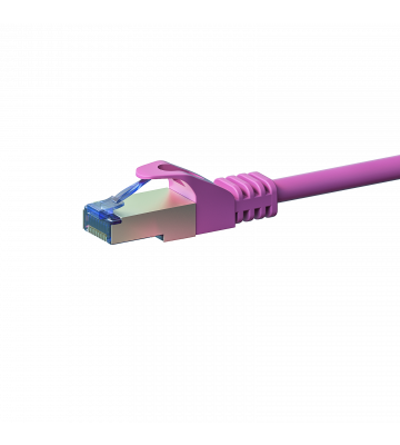 CAT 6a Kabel LSOH - S/FTP - 0,25 Meter - Rosa