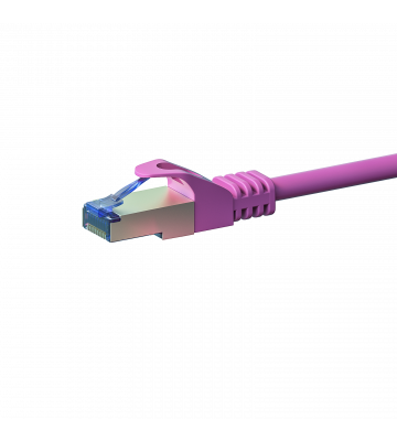 CAT6a Kabel LSOH S-FTP - 0,50 Meter - rosa