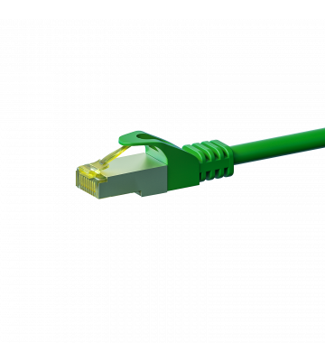 Cat7 Kabel S/FTP/PIMF - 0,25 Meter - grün