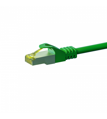  RJ45 Netzwerkkabel S/FTP (PiMF), mit CAT 7 Rohkabel, Grün, 50m